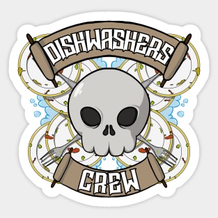 Dentists crew Jolly Roger pirate flag Sticker